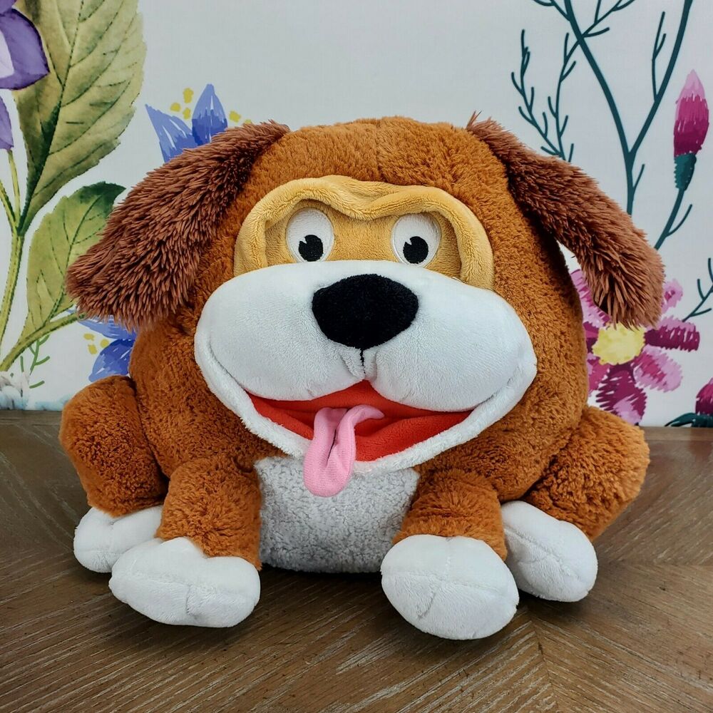12" Play Face Pals Plush Dog Jay at Play Changeable Expression Stuffed Soft Toy